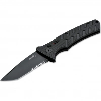 Автоматический складной нож Boker Strike Tanto All Black, сталь AUS-8, рукоять алюминий купить в Красноярске