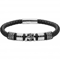 Браслет Zippo Five Charms Leather Bracelet с 5 шармами (22 см) купить в Красноярске