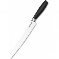 Кухонный хлебный нож Bker Core Professional Bread Knife, 220 мм, сталь X50CrMoV15, рукоять пластик купить в Красноярске