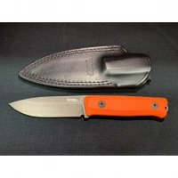 Нож LionSteel Bushcraft-R, сталь Sleipner, рукоять G10, оранжевый купить в Красноярске