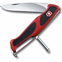 Нож перочинный Victorinox RangerGrip, сталь X50CrMoV15, рукоять нейлон, красно-чёрный купить в Красноярске