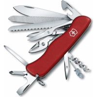 Нож перочинный Victorinox WorkChamp, сталь X50CrMoV15, рукоять Cellidor®, красный купить в Красноярске