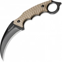 Нож с фиксированным клинком Magnum Spike Karambit — Boker 02SC028, сталь 440A EDP, рукоять стеклотекстолит G10, песочный купить в Красноярске