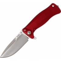 Нож складной LionSteel SR11A RS RED, сталь Uddeholm Sleipner® Satin Finish, рукоять алюминий (Solid®), красный купить в Красноярске