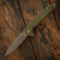 Складной нож CJRB Briar, сталь D2, Green G10 купить в Красноярске