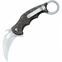 Складной нож Fox IKBS Ball Bearing Karambit, сталь Elmax, рукоять титановый сплав 6Al4V, чёрный купить в Красноярске