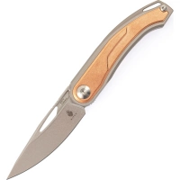 Складной нож Kizer Apus, сталь CPM S35VN, рукоять титан/ Bronze Carbon купить в Красноярске