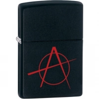 Зажигалка ZIPPO Classic А с покрытием Black Matte, латунь/сталь, чёрная, матовая, 36x12x56 мм купить в Красноярске