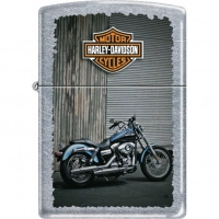 Зажигалка ZIPPO Harley-Davidson® Байк, с покрытием Street Chrome™, латунь/сталь, серебристая, 36x12x56 мм купить в Красноярске