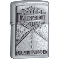 Зажигалка ZIPPO Harley-Davidson® Легенда, с покрытием Street Chrome™ купить в Красноярске