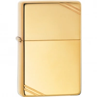 Зажигалка ZIPPO Vintage™ с покрытием High Polish Brass купить в Красноярске